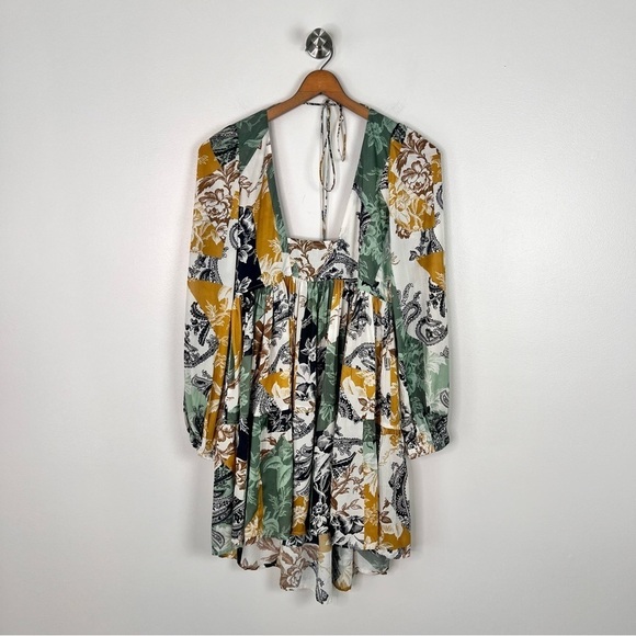 Anthropologie Tiered Boho Mini Dress - Picture 2 of 12
